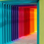 Colors - multicolored wall in shallow focus photography